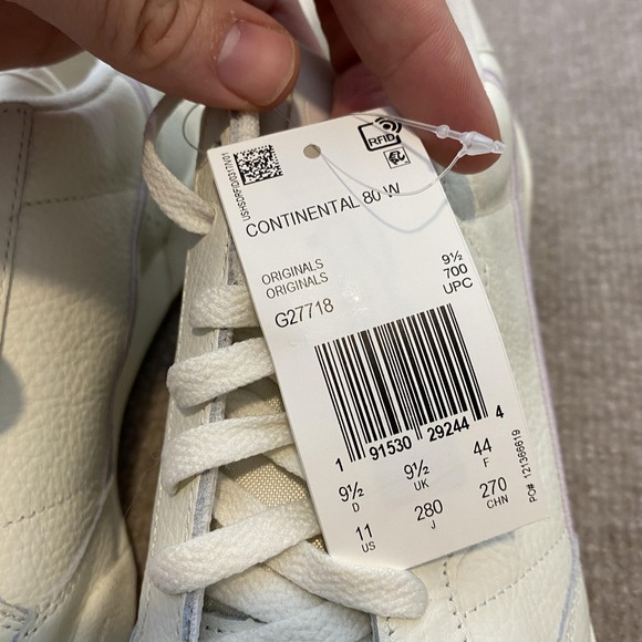 adidas gazelle silver green womens adidas Originals Continental 80 main image 1